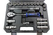 20Pc 1/2 Dr Metric Socket Set 6Pt image