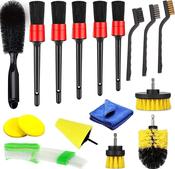 19 Piece cleaning brush set image