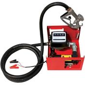 12V Diesel &amp; Kerosene Fuel Transfer Dispenser Pump – With Hose, Nozzle, and Flow Meter