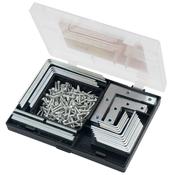 180 Piece angled and straight bracket repair set