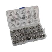 220PC ASSTD POZI FLANGED HEAD SELF TAPPING SCREWS A2 ST/STEEL image