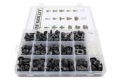 An assortment of trim clips for Nissan vehicles