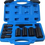 9Pc 1/2 Dr Impact Locking Wheel Nut Socket Set image