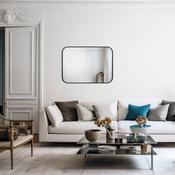 FIRUZ RECTANGLE MIRROR BLACK 900 X 600MM image