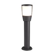 Tucson Outdoor Post - Grey Metal &amp; Polycarbonate