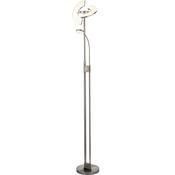 Gio Floor Lamp - Satin Nickel &amp; Chrome Metal image