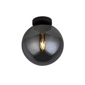 Amsterdam Flush - Black Metal &amp; Smoked Glass image
