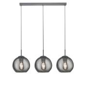 Balls 3Lt Bar Pendant - Metal &amp; Glass