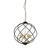 Flow 5Lt Pendant - Black Metal &amp; Bronze image