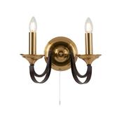 Belfry Wall Light - Dark Bronze &amp; Brown Metal image
