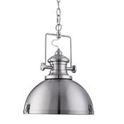 Louisiana Pendant - Metal &amp; Clear Lens
