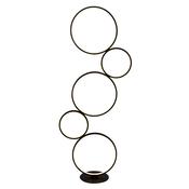 Cirque Ring Floor Lamp - Black Metal image