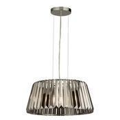Tiara Pendant to Semi-Flush - Chrome Metal &amp; Glass image