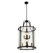 Lantern Grande Pendant - Black Metal &amp; Glass image