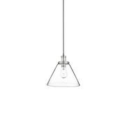 Pyramid Pendant - Metal &amp; Glass
