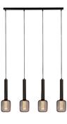 Dulwich Bar Pendant - Black Metal