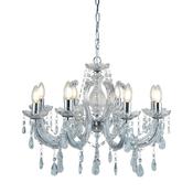 Marie Therese Pendant - Chrome Metal &amp; Clear Crystal image
