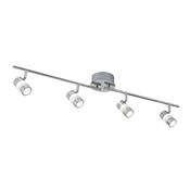 Bubbles 4Lt Split Bar Spotlight - Chrome &amp; Bubble Acrylic image