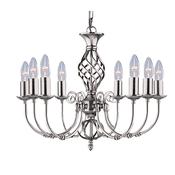 Zanzibar 8Lt Pendant - Satin Silver Metal image