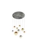 Planets 9Lt Multi-Drop - Copper, Chrome &amp; Satin Brass