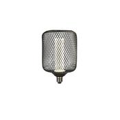 Wire Mesh Effect Drum Lamp - Black Metal (4.5W, 4000K)