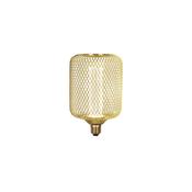 Wire Mesh Effect Drum Lamp - Gold Metal(4.5W, 4000K)