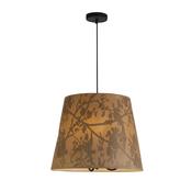 Isla 3Lt Pendant, Recycled Paper Shade and Black Metal image