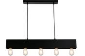 Piano Diner Bar Pendant - Matt Black Metal image