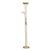 Mother &amp; Child LED Dimmable Floor Lamp - Satin Brass image