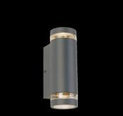 AUSTIN UP &amp; DOWN GREY EXTERIOR WALL LIGHT  2 X GU10 REQUIRED image