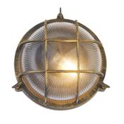 Bulkhead Round Outdoor Light -Black