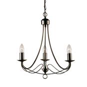 Maypole 3Lt Pendant - Antique Brass Metal
