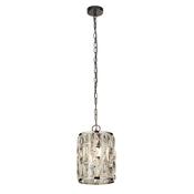 Bijou  Pendant - Chrome Metal &amp; Crystal Glass image