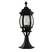 Bel Aire Outdoor Post 500mm, Black with Clear Glass image