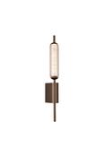 Cattail LED Wall lamp Latte metal with clear glass