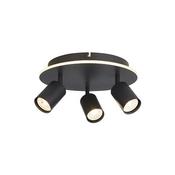 San Diego 3Lt Flush, Matt Black Metal