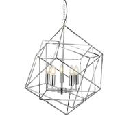 Cube 5Lt Pendant - Polished Chrome Metal image