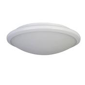Knutsford Flush - White &amp; Frosted Glass