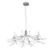 Astbury Pendant - Chrome Metal &amp; Acid Glass