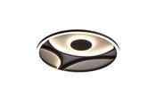 Zendisc LED Flush, Matt Black