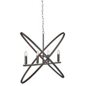 Hoopla  Pendant - Pewter Metal