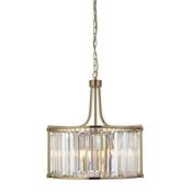 Victoria Pendant - Antique Brass Metal &amp; Clear Crystal image