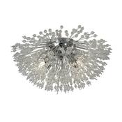 Sunburst  Flush - Chrome Metal &amp; Glass Beads image