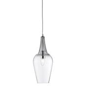 Whisk Pendant - Chrome &amp; Clear Glass image