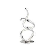 Twirls Table Lamp - Chrome Metal &amp; Clear Crystal image