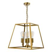 ACADEMY 4LT LANTERN NATURAL BRASS