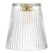 ACCESSORIES CLEAR RIBBED GLASS SHADE ONLY image
