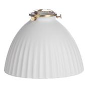 HADANO WHITE CERAMIC DOMED SHADE ONLY WITH CANOPY image