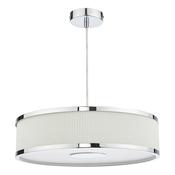 ALVARO 3LT SLIMLINE PENDANT POL CHR IVORY 40CM image