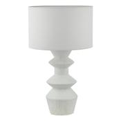 BIDELIA TL MATT WHITE CW LINEN SHADE
